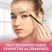 Disposable Eyebrow Ruler Stencils - 100-Pack Transparent Mapping Stickers for Microblading, Henna, Brow Extensions & Permanent Makeup - Peel & Stick Measuring Shaper Tool for All Face Shapes - Buy Online on GoSupps.com