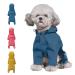 Cosibell Waterproof Puppy Dog Raincoats with Hood for Small Medium Dogs Poncho with Reflective Strap Lightweight Jacket with Leash Hole(XL Blue) X-Large Blue
