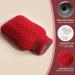 Samply 2L Hot Water Bottle with Knitted Cover for Hot & Cold Compress - Red | Hand, Feet, Neck, Shoulder Pain Relief - Buy Online on GoSupps.com