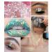 GL-Turelifes 30ml Green Sequins Chunky Glitter Liquid Eyeshadow for Face, Hair, Nails - Long Lasting & Easy to Apply/Remove - Festival Makeup Gel - Buy Online on GoSupps.com