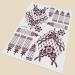 Siopob Brown Body Sticker Kit - Exquisite Lace Waterproof Fake Body Stickers Adhesive Body Stencils Markers For Shopping Reunions Club Nights Halloween - Buy Online on GoSupps.com