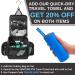 Premium Travel Hanging Toiletry Bag with Expandable Compartments - Jet Black - Buy Online on GoSupps.com