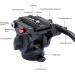 Avella Metal Video Tripod Fluid Head | Lightweight Heavy Duty Compatible with Manfrotto | Max Load 13.2lb/6kg | DSLR Cameras, Camcorder, Monopod - Buy Online on GoSupps.com