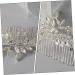 DOITOOL Wedding Hair Accessories Hair Side Combs Bridal Hair Comb Wedding Hair Comb Hair Combs for Wedding Decor Wedding Accessories for Brides White Rhinestones Rhinestone Hair Prom Miss - Buy Online on GoSupps.com