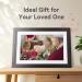 Frameo 10.1 Inch WiFi Digital Photo Frame | Smart Picture Frame, Touch Screen, Wall-mountable | Easy Photo & Video Sharing via Frameo App | Dark-Brown - Buy Online on GoSupps.com