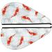 Hair Towel Wrap | Quick Drying Hair Turban with Button - Koi Fish Corals Design for Spring & Summer - Buy Online on GoSupps.com