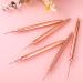 WLLHYF 5Pcs Nail Art Liner Brushes Painting Nail Art Brushes for Long Lines Details Fine Drawing Nail Dotting Drawing Tool Set 7mm/9mm/11mm/15mm/25mm(Gold - Buy Online on GoSupps.com