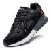 FitVille Extra Wide Walking Shoes for Men Wide Width Sneakers for Flat Feet Arch Fit Heel Pain Relief - Rebound Core 10.5 XX-Wide Black