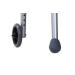 Furniture Footies Smaller PreCut Walker Tennis Ball Glides Heavy Duty Long Lasting Furniture Leg Floor Protection Walker Accessories for Hard Floor Surfaces 2.4 Inch (Grey) -One Pair Grey 2.4 Inch (Pack of 2)