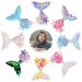 Girls Hair Clips Sparkly Mermaid Hair Clips Children Hairpin Cute BB Barrettes Hair Accessories Kids Hairpins Hair Clips Mermaid Bow Headband for Women Kids Baby Teenagers Girls Multicolor (A)