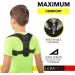 Leramed 2023 Posture Corrector for Men and Women - Adjustable Upper Back Brace for Clavicle Support - Relieves Neck, Back, Shoulder Pain - Chest Size 25-50 - Buy Online on GoSupps.com