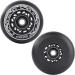AOWISH 68mm Mini Rip Stick Skateboard Wheels 90A - Set of 2 Black | Replacement Wheels with ABEC-9 Bearings for DLX Mini Board - 2-Wheeled Mini Wave Board - Buy Online on GoSupps.com