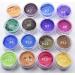 50 Gram for 1 Bag Pearl Luster Powder 16 Colors Mica Pearl Pigment Dust Powder for DIY Nail Art Polish and Makeup Eye Shadow - (Color: 16 50g)