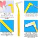 Skhaovs 30-Piece Yellow Interdental Brushes & Dental Floss Sticks Anti-Slip Handle Gum Cleaning Tools - Buy Online on GoSupps.com