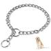 Choke Chain For Dogs Metal Dog Collar Dog Chain Collars Steel Steel Dog Chain Collar Dog Choker Chain Collar Slip Collar Pet walking Choker (4 mm x 60 cm)