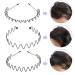 Spring Wavy Metal Hair Bands | Non Slip Unisex Headband for Men and Women | Fashion Sports Hairband - Buy Online on GoSupps.com