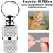 Personalized Address Pendants for Dogs & Cats - Waterproof Pet Accessories - 6 Pack Dog Collar Straps with Key Ring - Buy Online on GoSupps.com