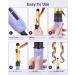 Rotating Curling Iron 1 1/4 Inch Automatic Curling Iron Self Curling Wand with Extra Long Barrel for Medium and Long Hair Dual Voltage Auto Rotating Hair Curler for Curls and Waves 1 1/4 Inch Purple - Buy Online on GoSupps.com
