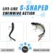 TRUSCEND 2-in-1 Pencil Fishing Lures with VMCBKK Hooks - Topwater Fishing Lures for Freshwater and Saltwater - Long-Cast Dog Walker and Plopper Design - Z-40.7oz - Buy Online on GoSupps.com