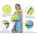 Adjustable Inflatable Snorkel Vest for Adults and Kids - Green | Water Sports Safety Gear | SOLY - Buy Online on GoSupps.com