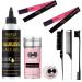 Liquid Gold Wig Glue Lace Glue - Glueless Lace Glue Gel - Temporary Hold for Wigs and Lace Front Wigs and Hair Systems - Invisible Bonding Non Toxic No Odor Water Based Formula - Wig Kit for Wigs 4oz