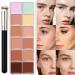 Jutqut 12 Color Correcting Concealer Palette  Cream Concealer Contour Makeup Palette Facial Primer Conceals  Skin Tone Correcting  Under Eye Concealer Palette Kit for Dark Circles Blemishes Redness 12 Colors-Light to Dar...