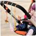 4PCS Silicone Pacifier Holder Clips - Adjustable & Stretchy Baby Toy Belts for Strollers & High Chairs - Buy Online on GoSupps.com