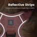 Pawaii Dog Harness for Small Dogs - Pink Adjustable Padded Reflective & Breathable with Handle - Anti-Drawing Design (Size S: 43cm-55cm) - Buy Online on GoSupps.com