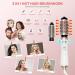3-in-1 Rotating Hair Dryer Brush Set Negative Ionic Blow Volumizer & 2 Detachable Round Brushes for Stunning Styles - Buy Online on GoSupps.com