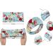 SHUNMEILO 7pcs Buttoned Mask Headbands for Women and Teen Girls - Floral Turban Yoga Head Wraps - Buy Online on GoSupps.com