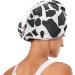 Black Graffiti Hair Towel 2 Pack - Super Absorbent Quick Dry Hair Turbans for Women & Girls | Ideal Hair Drying Solution - Buy Online on GoSupps.com