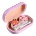 Buifulsic accessories box colored contact lenses mirror film eye lens container eye care holder lens travel case nearsight glasses case storage box suitcase travel bracket ABS