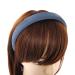 axy Headband with Fabric Padded Candy Colours Beautiful Women's Headband Hair Accessories Hair Band HRK7 (Denim Blue)