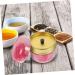 COLLBATH Loose Powder Storage Box Mini Powder Puff Tea Organizer for Tea Bags Coin Box Man Pink Tinplate Face - Buy Online on GoSupps.com