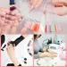 300 pcs Nail Polish Swatch Sticks - Clear Square Nail Sample Swatches with Number Stickers & Ring for Color Display | Perfect for Home DIY & Nail Art - Buy Online on GoSupps.com