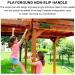 Toyvian Black Playground Safety Handles - Non-Slip Plastic Hand Grips for Swing Set, Indoor/Outdoor Use - Buy Online on GoSupps.com