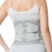 NeoTech Care Adjustable Double Pull Lumbar Brace/Lower Back Belt Grey Size M M Grey