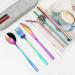 Portable Cutlery Set Cutlery Sets 6 Piece for Birthday Parties Buffets Picnics BBQ Weddings Camping Kitchenware (Size : Rose Gold) - Buy Online on GoSupps.com
