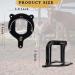 HDYEGIOU 6 Counts Horse Bridle Rack Bridle Bracket Bridle Hooks Metal Halter Hanger with Tubes and Screws for Horse Barn Supplies Black - Buy Online on GoSupps.com