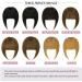 Ruwiss Clip In Pony - 100% Remy Real Hair Clip In Bangs & Extensions for Women | Medium Brown 15g - Perfect for Daily Wear - Buy Online on GoSupps.com