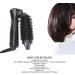 Curling Iron Brush Foldable Portable Hot Curler Brush Electric Hair Curler Heat Styling Brush with Anti Scald Comb Teeth for Hair Styling (UK Plug) - Buy Online on GoSupps.com