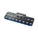 Arka Myreef -Frag Rack - with 16 holes - high -quality coral offshoot holder with strong magnets for seawater aquariums including silicone fuses hole diameter approx. 15mm.Black-blue 16 holes