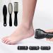 DXIA Electric Foot Grinder Rechargeable and Washable Body Electronic Foot File Pedicure Kits with 3 Coarse Rollers File Best for Dry and Dead Skin Softly Cracked Heels - Buy Online on GoSupps.com