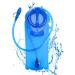 BQA Hydration Water Bladder Reservoir for Hiking Biking Climbing Cycling Running, Large Opening Blue 2L