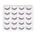 Short Wispy 3D Fake Eyelashes - 10 Pairs Bulk Pack for Natural Look | Reusable Faux Mink Handmade Short-Natural Lashes - Buy Online on GoSupps.com