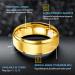 JEROOT Magnetic Rings for Men & Women | 8mm Black Titanium & 5mm Silver Pure Titanium | Healing Jewelry with 3500 Gauss Magnets - Buy Online on GoSupps.com