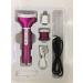 Nicoone electrical women's razor 4in1 hair removal electric razor set USB rechargeable painless razor bikini trimmer with 4 removable attachments for bikini nasal hair violet