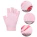 2 Pairs Moisturizing Fingerless Gloves for Dry, Rough, and Cracked Hands - Pink and Black - Buy Online on GoSupps.com