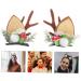 FRCOLOR 1Pair cat ears antler hair clip christmas antler hair clip reindeer antlers hair clips Christmas Hair Clips for girls antler headband Flocked antlers child alligator clip fresh - Buy Online on GoSupps.com