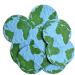 Earth Shapes Seed Paper Packs - Blue Green - 25 Shapes - Bloomin - Buy Online on GoSupps.com